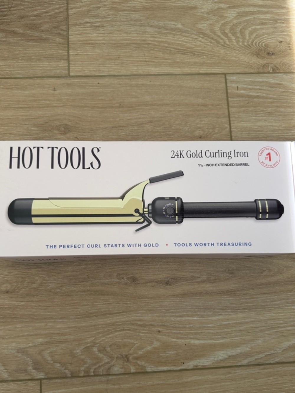 Hot Tools 24K Gold Curling Iron - Gold and Black